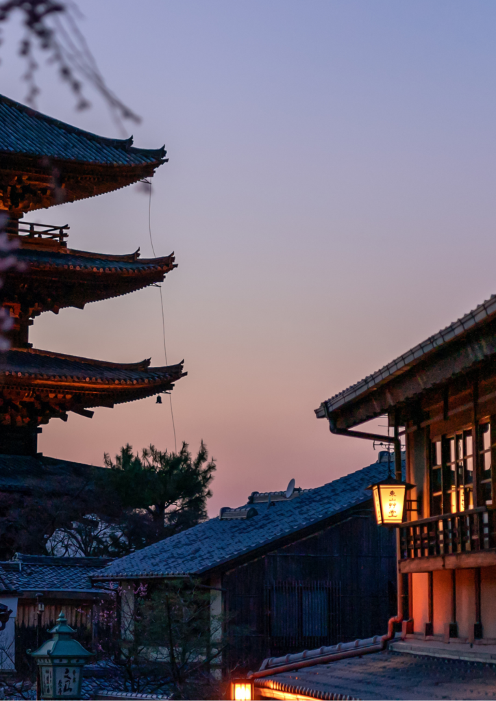 京都の五重塔の画像